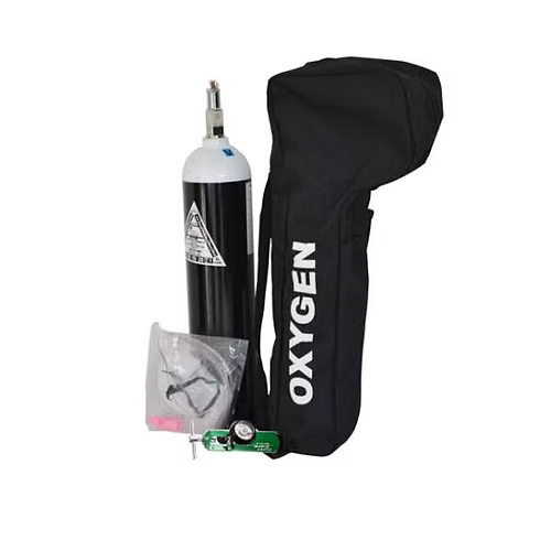 3L Oxygen Cylinder Set – Compact with 424L Capacity, Regulator & Mask for Controlled Oxygen Delivery
