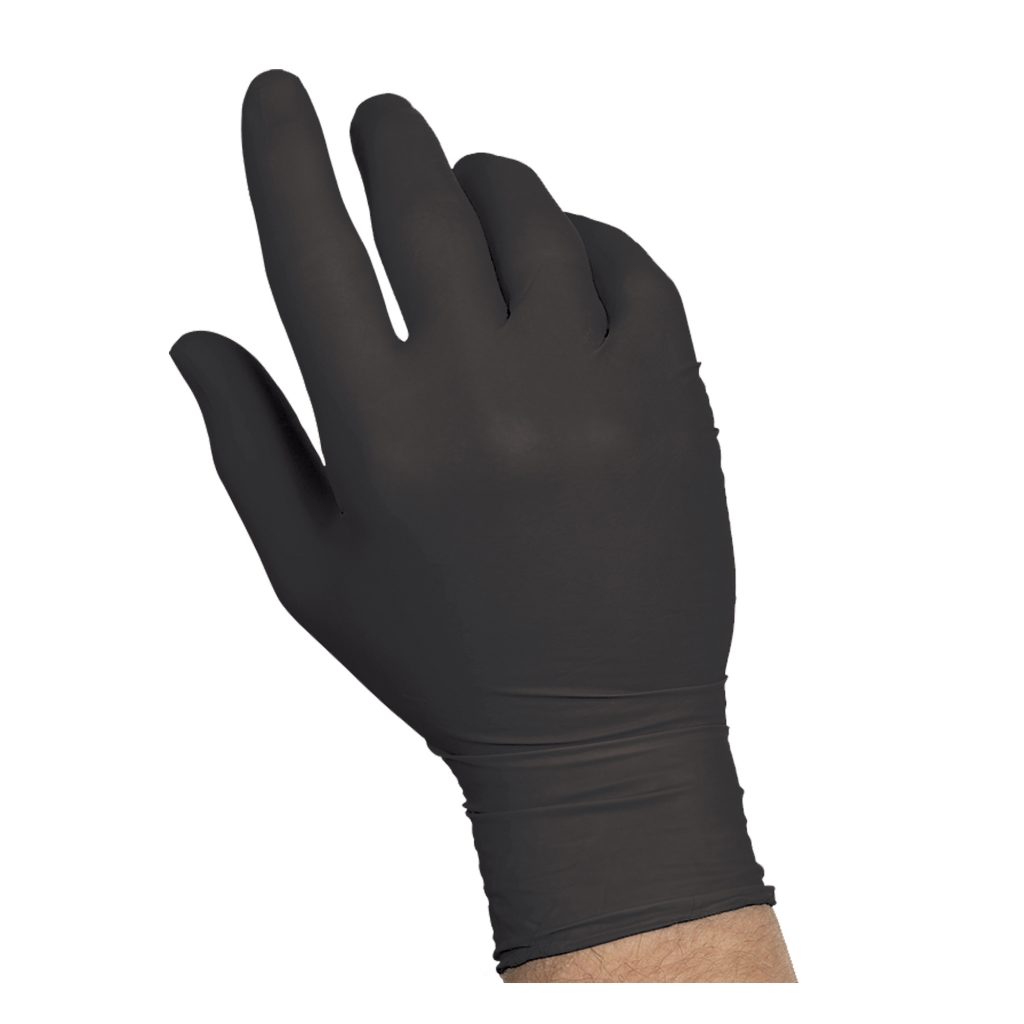 Black Nitrile Gloves - Box of 100 (MOQ 1 Case)