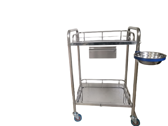 Clinic Trolley - Stainless Steel