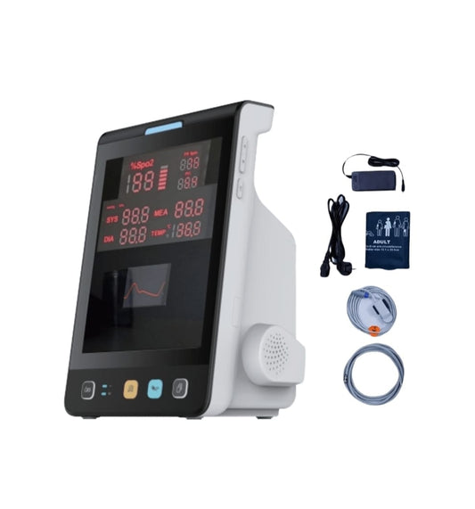 Vital Signs Monitor E8 – Compact Patient Monitor with SPO2, NIBP & Temperature
