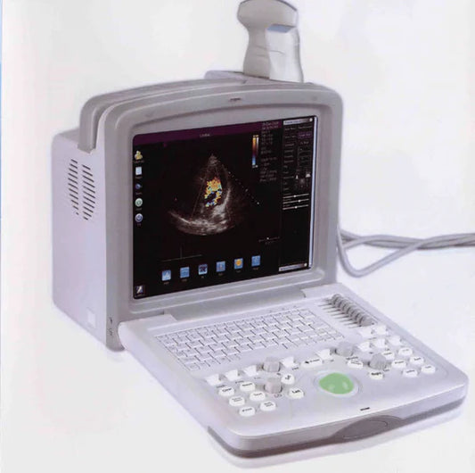 Portable Ultrasound System with 12.1" Color LCD Monitor (2 probes convex Linear or Transvaginal)