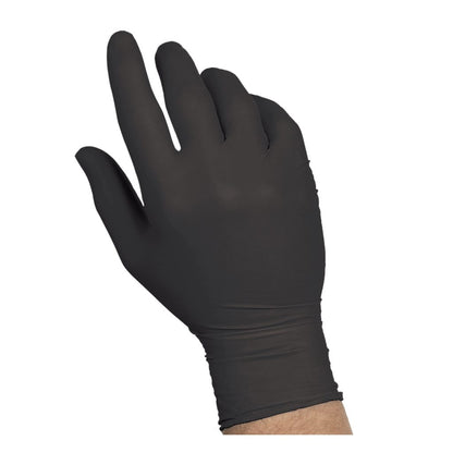 Black Nitrile Gloves - Box of 100 (MOQ 1 Case)
