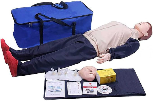 Full Body CPR Doll – Adult with Feedback Monitor &amp; Accessories