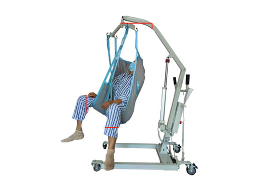 Battery-Operated Patient Lifter with Sling – Durable Carbon Steel, Adjustable Height