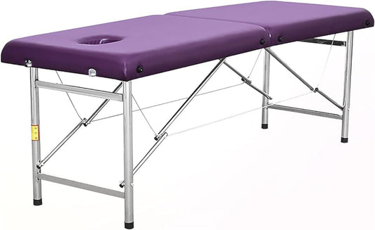 Foldable Massage Bed with Aluminum Frame & Adjustable Backlift – Portable & Durable