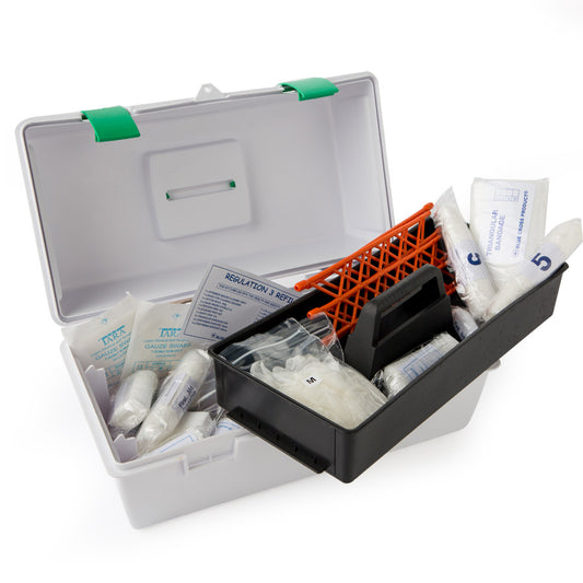 First Aid Kit Regulation 3 in Plastic Box – White Box