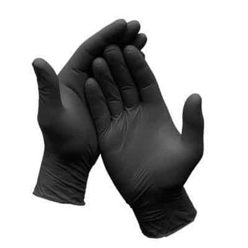 Black Nitrile Gloves - Box of 100 (MOQ 1 Case)